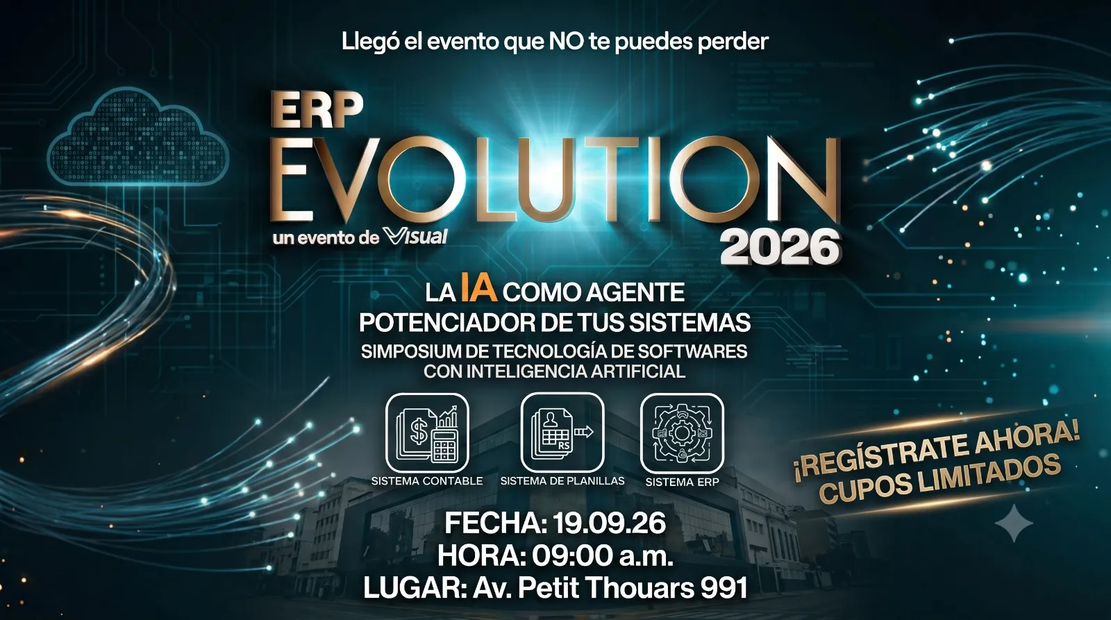 Invitación a nuestro Evento Presencial - Grupo Visual