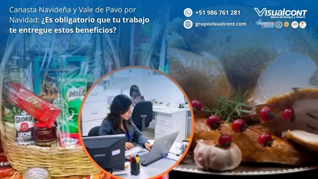 Canasta navideña y vale de pavo por navidad: ¿Es obligatorio que tu trabajo te entregue estos beneficios?